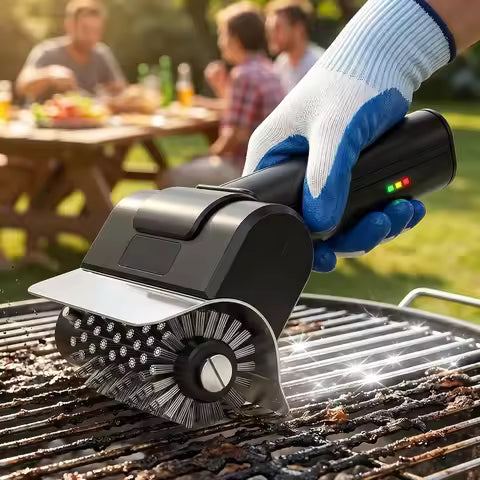 Cepillo Limpia Parrilla Inalámbrico