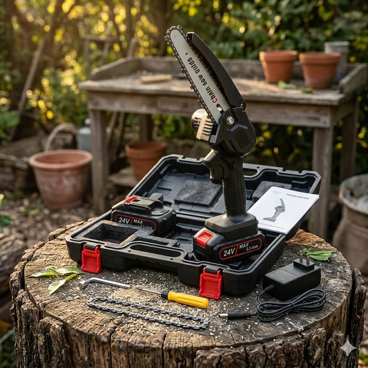 Mini Motosierra Inalámbrica