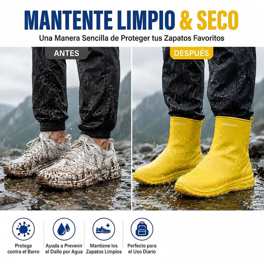 AquaStep - Protector De Calzado Contra Lluvia Y Barro