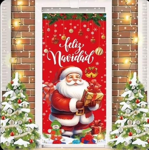 FUNDAS NAVIDEÑAS PARA PUERTAS