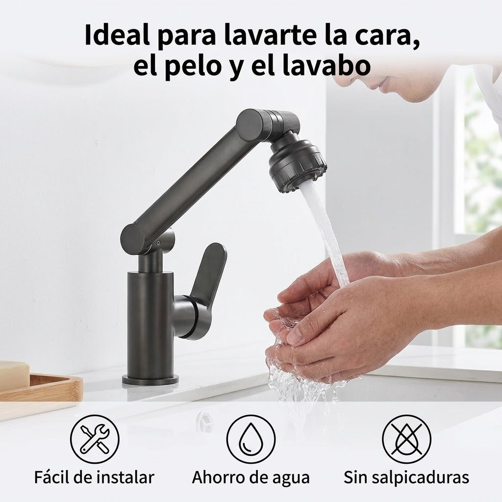 Grifo Lavado Rotación 360 Multifuncional