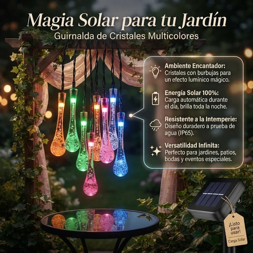 Luces Solares Terraza y Jardín