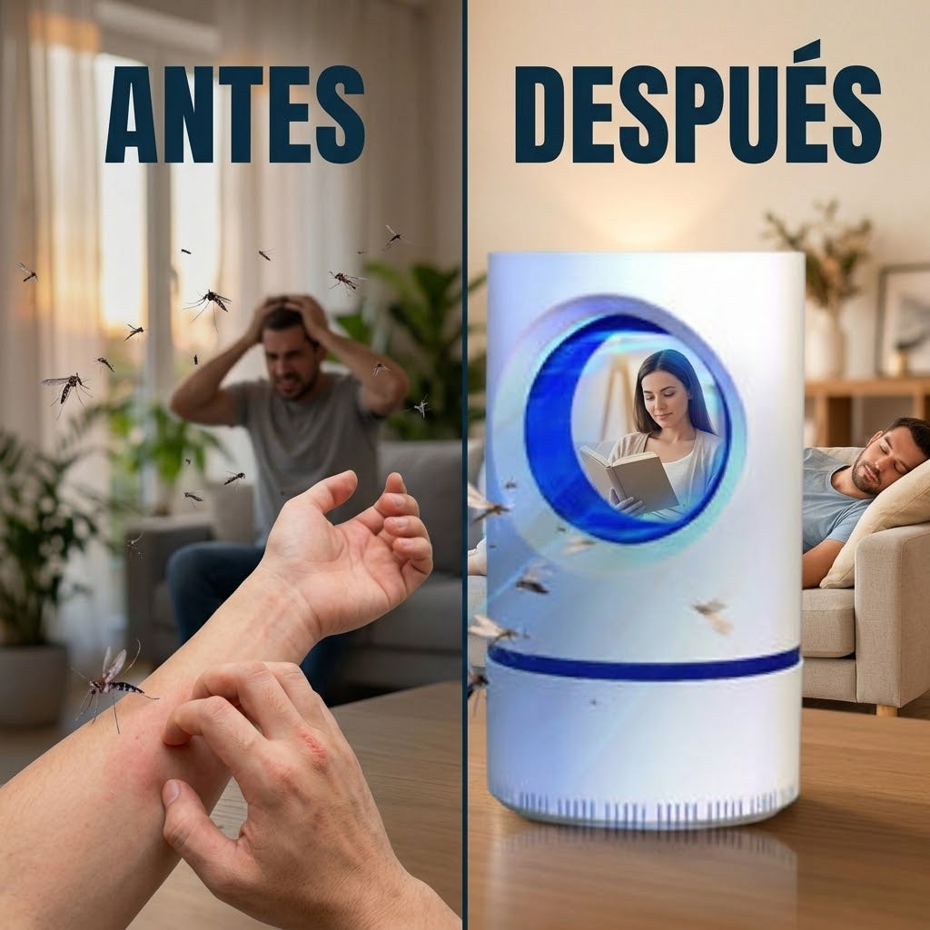 Lampara Mata Zancudos e insectos Pack 2 unidades