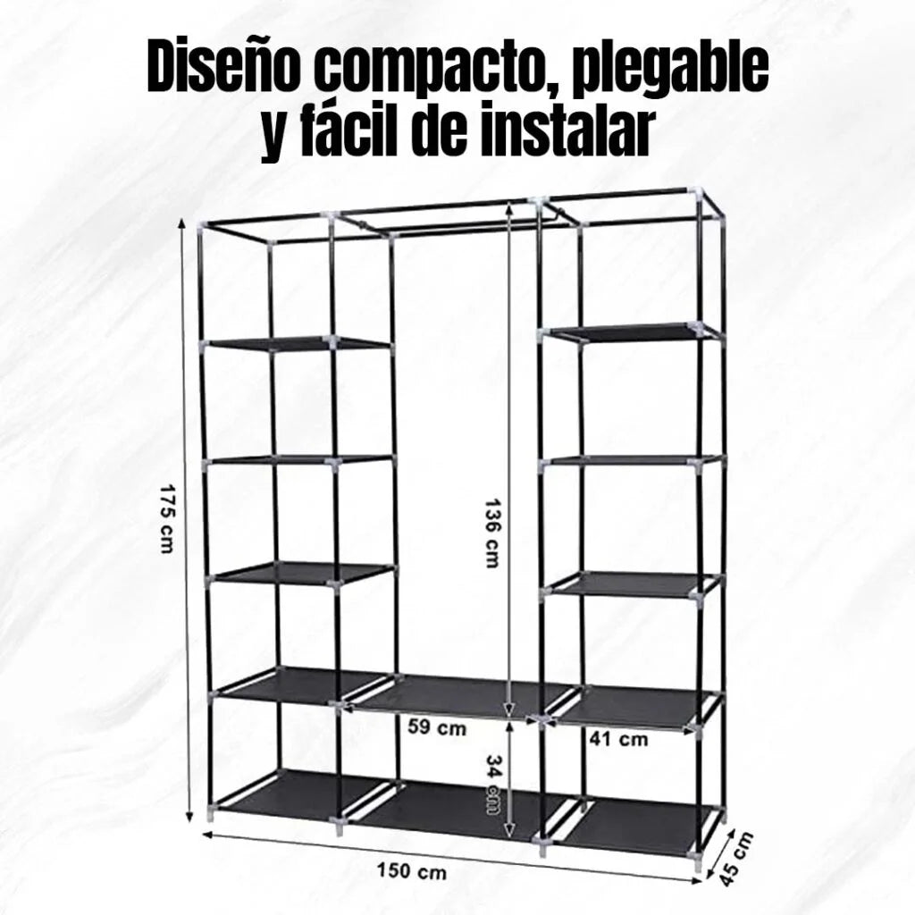 Ropero Armable - EspacioFlex. Más orden, sin gastar en remodelar