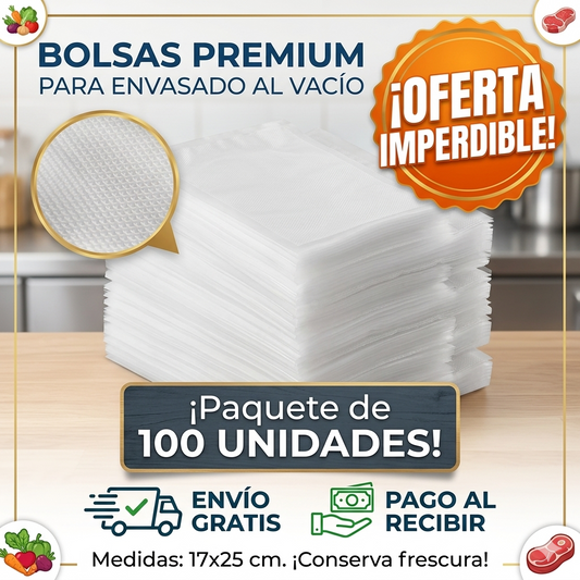 Pack 100 Bolsas Sellado Al Vacio