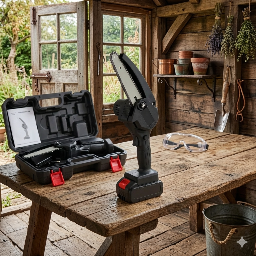 Mini Motosierra Inalámbrica