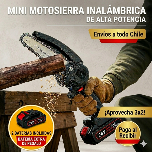 Mini Motosierra Inalámbrica