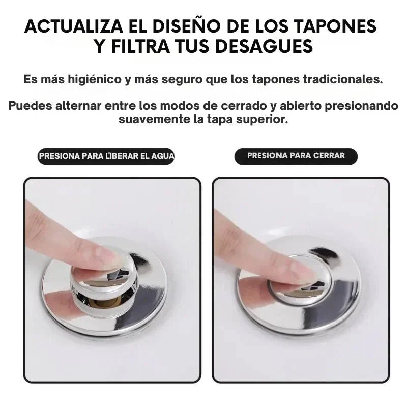 TAPON FLUJO LIBRE X2 UNIDADES