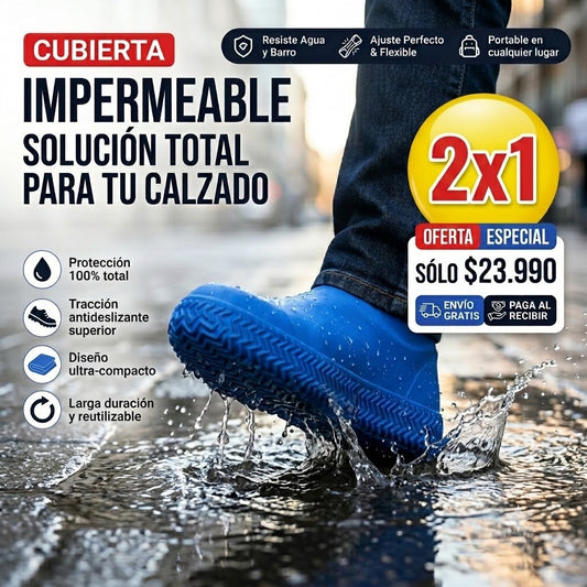 AquaStep - Protector De Calzado Contra Lluvia Y Barro