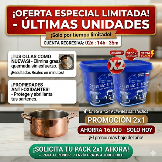 ⭐Pack 2 Limpiador Multiusos Crema Mágica