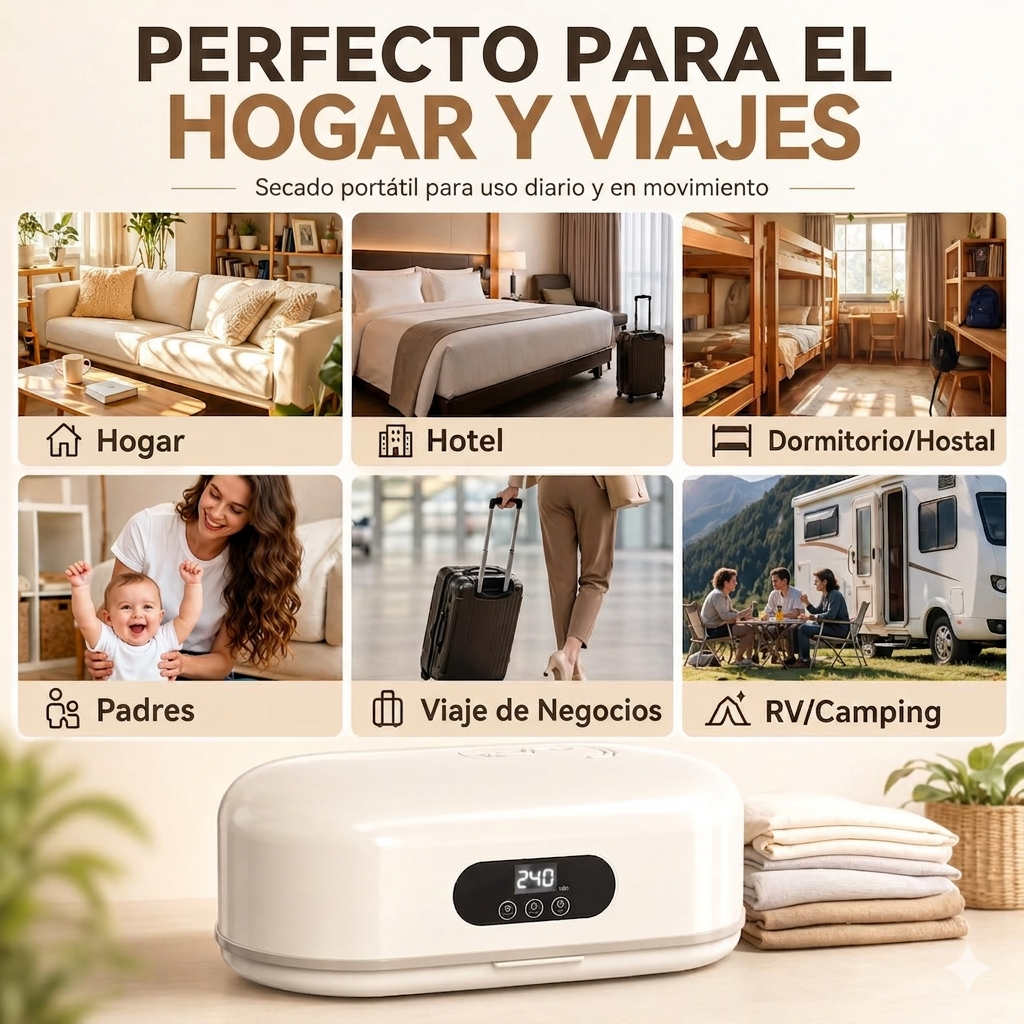 Secadora Ropa Portátil