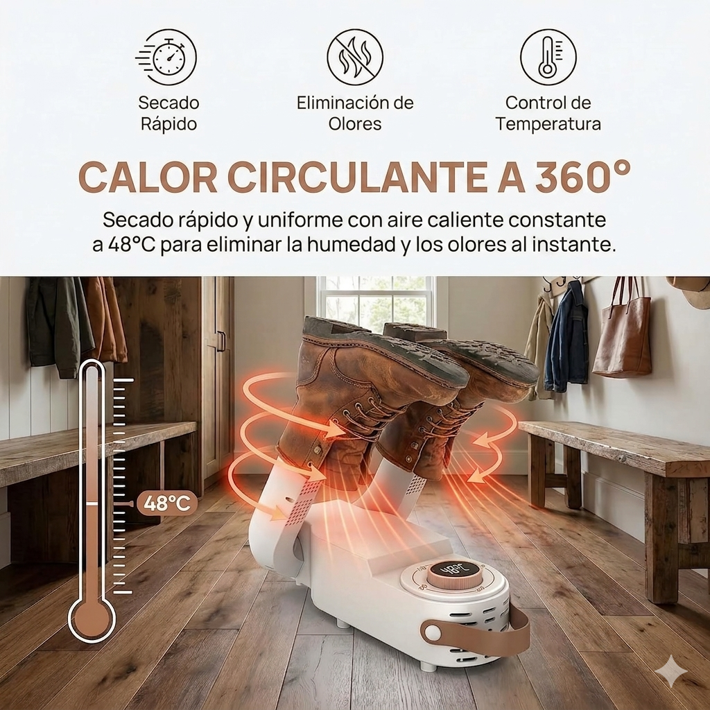 Secador de zapatos Secador Inteligente