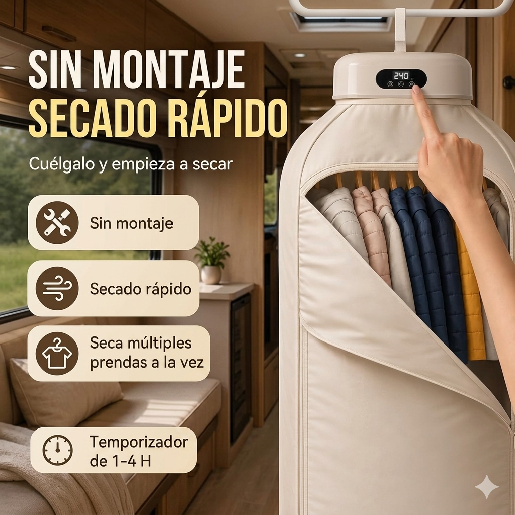 Secadora Ropa Portátil