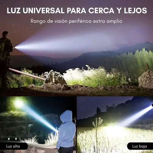 Linterna Táctica 4 en 1