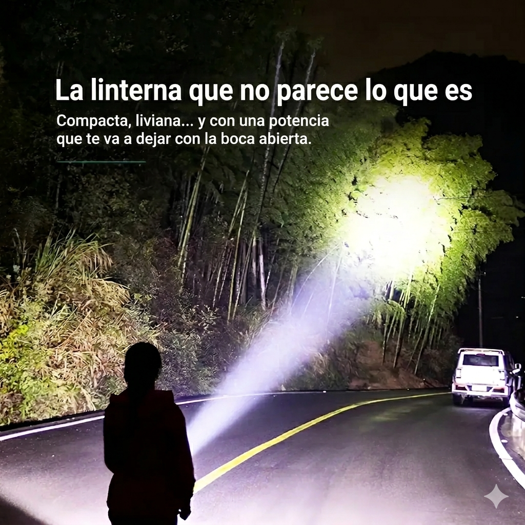 Linterna Táctica 4 en 1