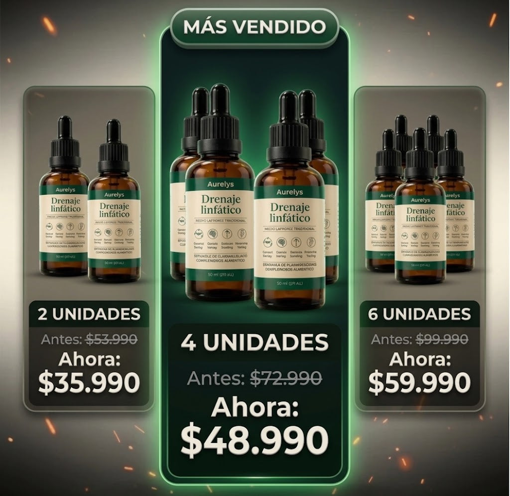Aurelys Drenaje Linfático Combo 2x
