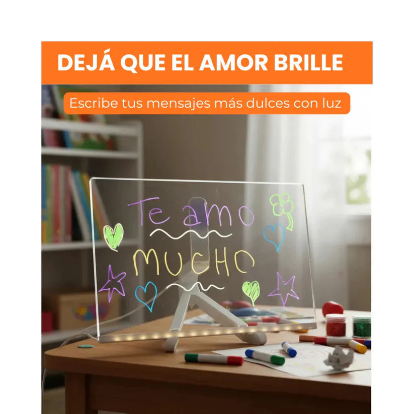 TableroBrillante - Tus mensajes iluminados, siempre a la vista