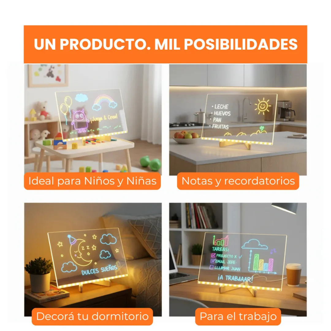 TableroBrillante - Tus mensajes iluminados, siempre a la vista