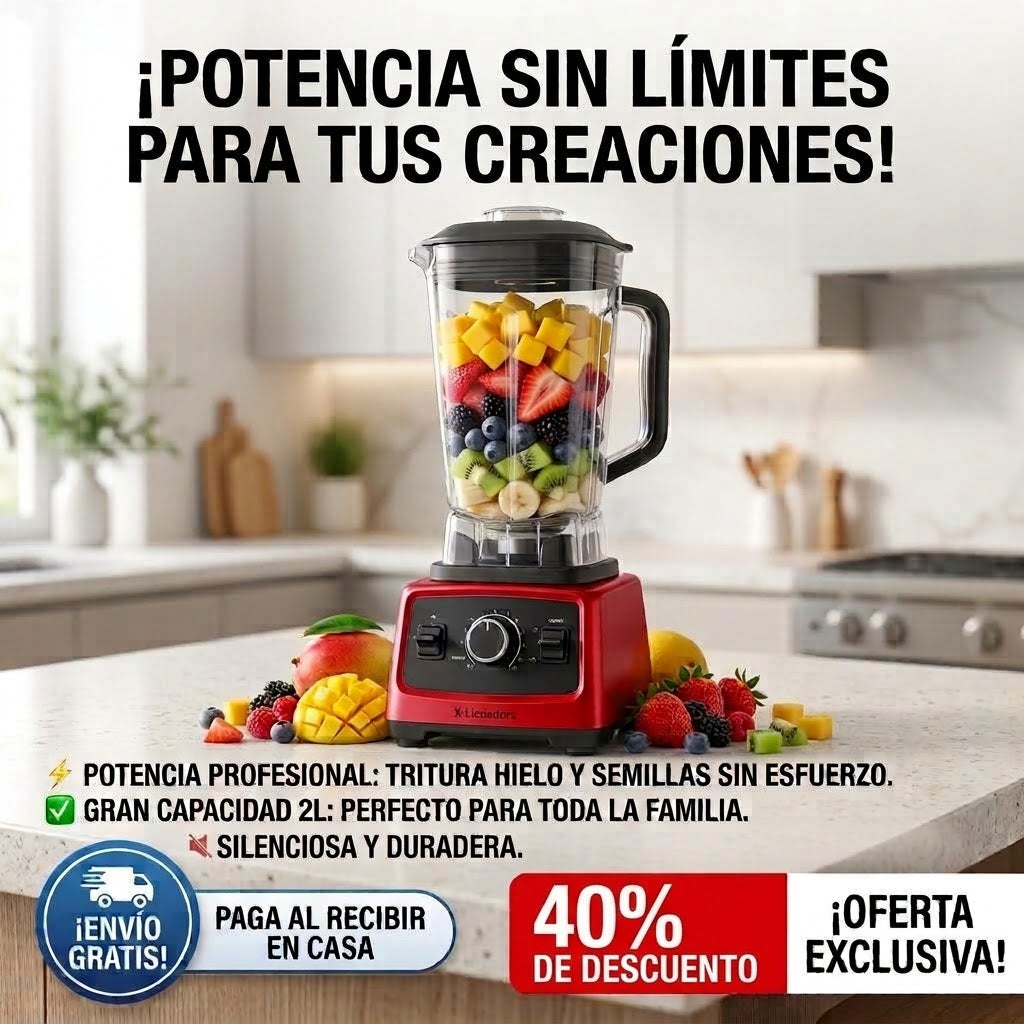 Licuadora Profesional - 2 Litros