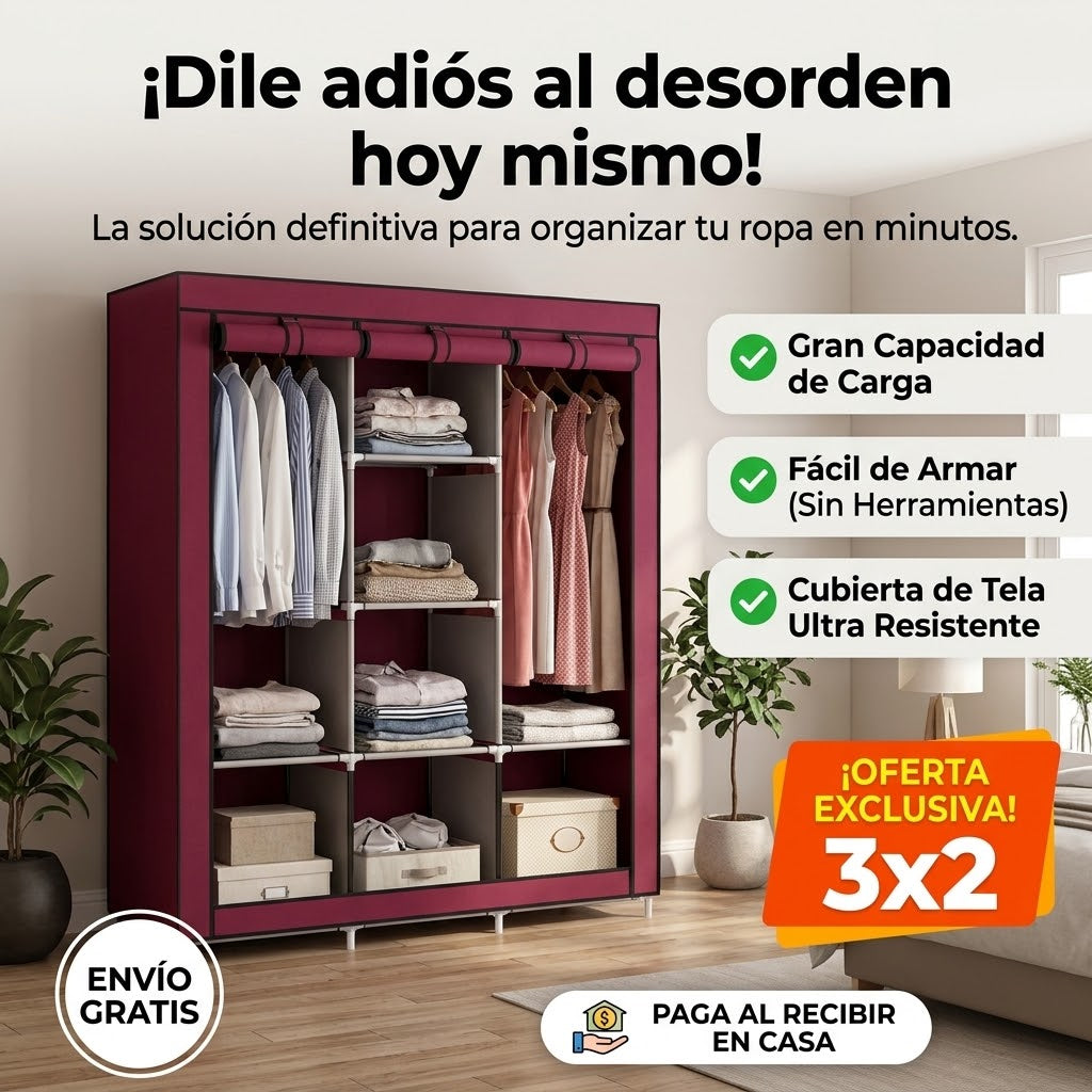 Ropero Armable - EspacioFlex. Más orden, sin gastar en remodelar