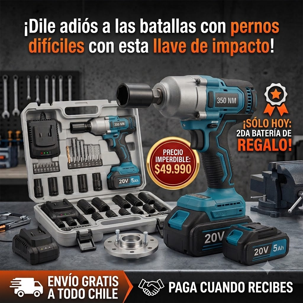 Llave de Impacto Inalámbrica