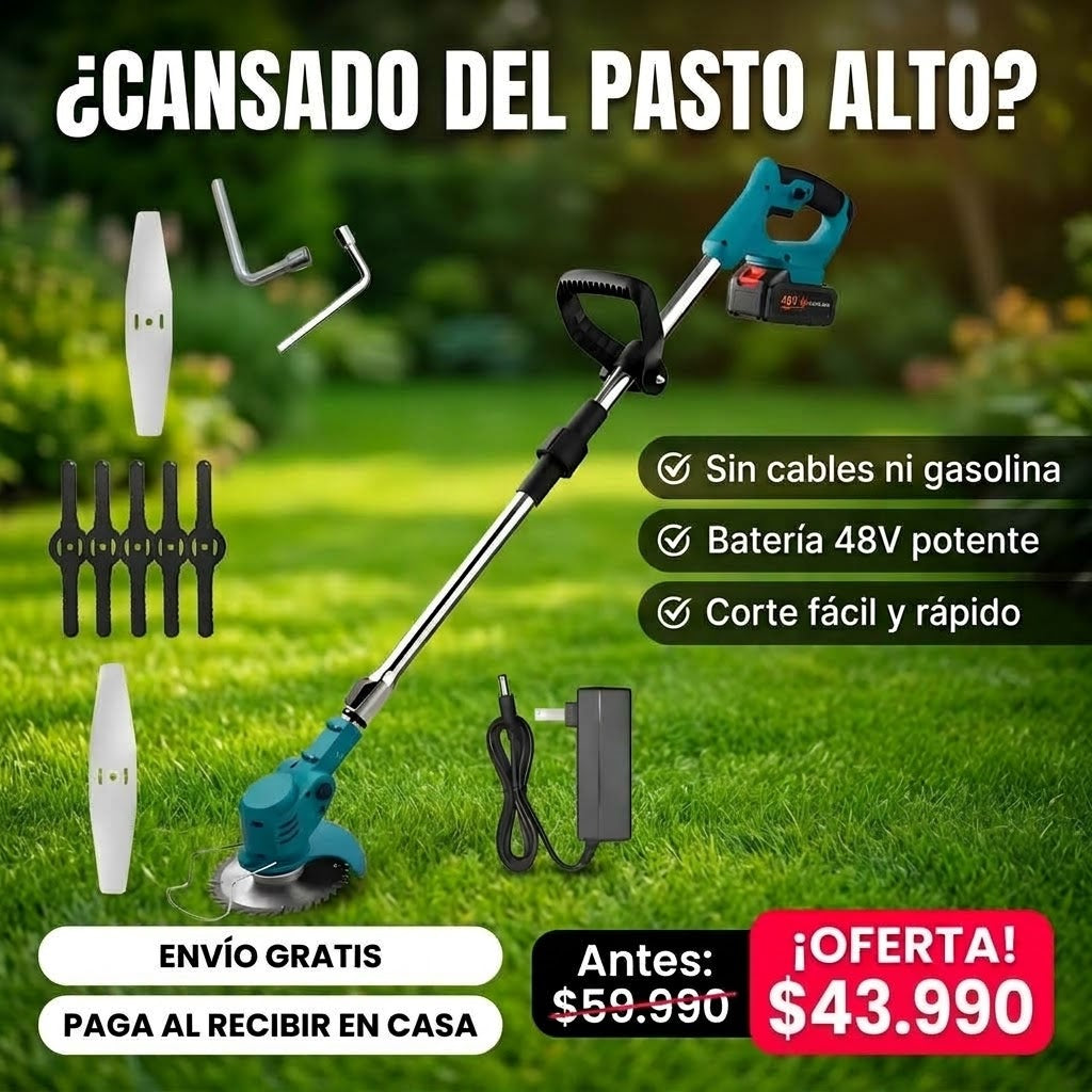 Cortador de Pasto Inalámbrico