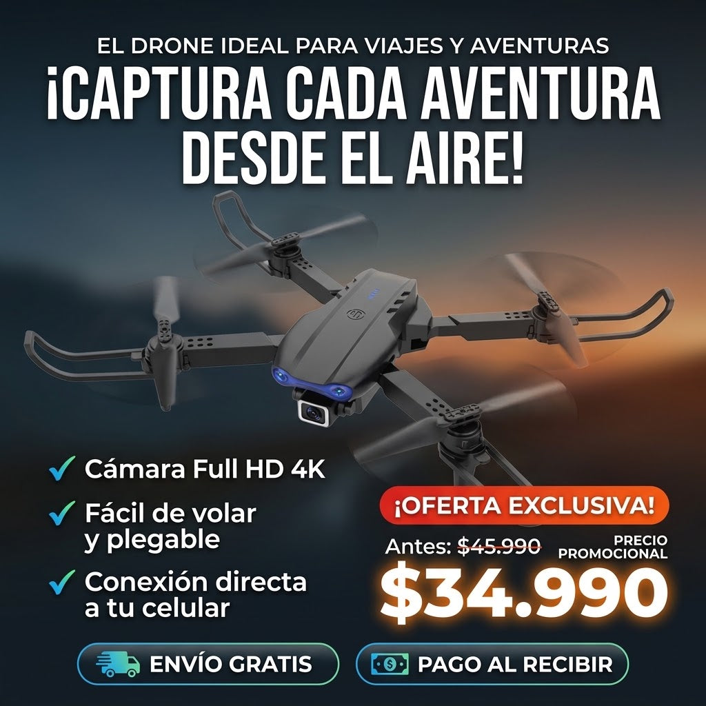 Dron Con Camara Full Hd 4k