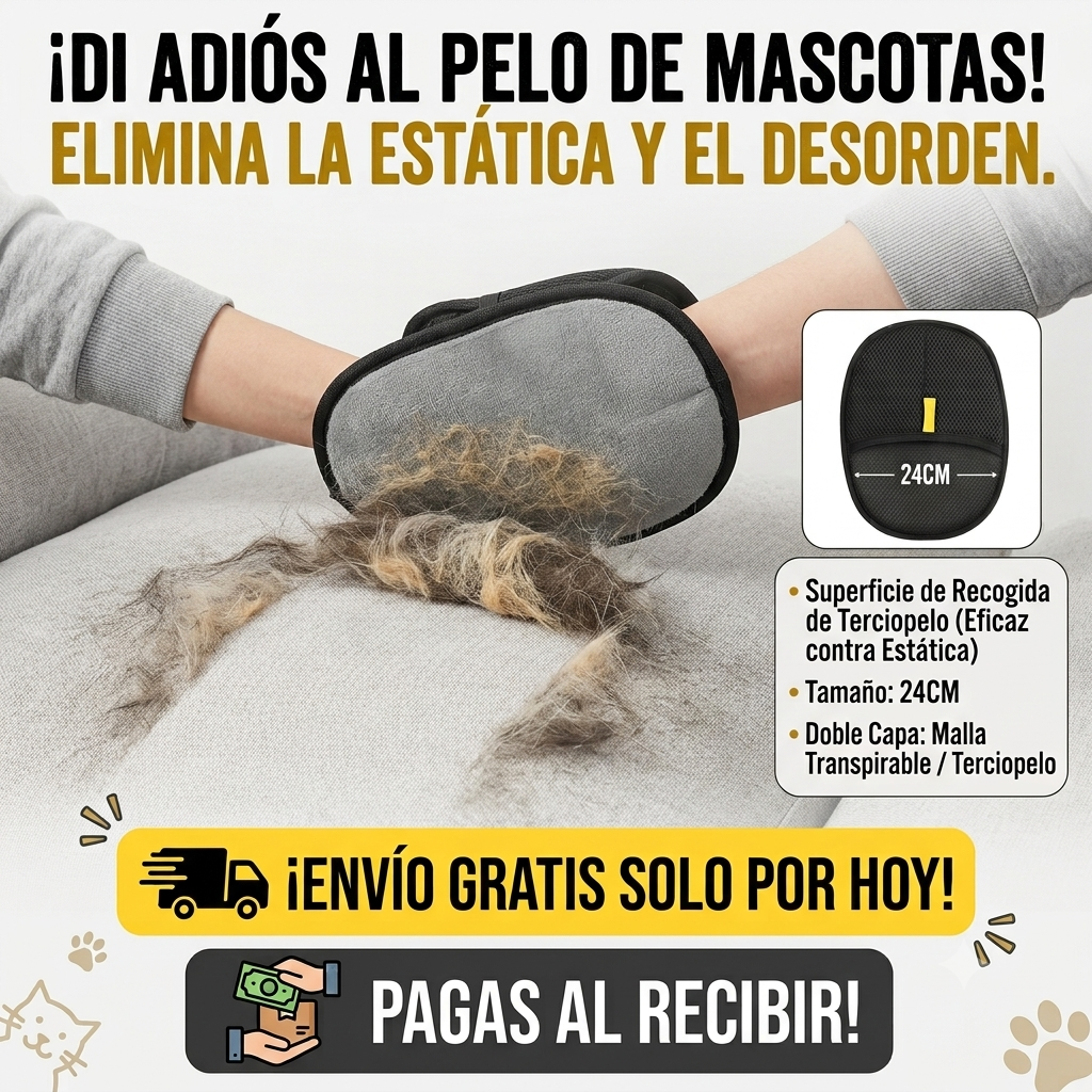 GuanteClean - El guante que deja tu casa sin pelo